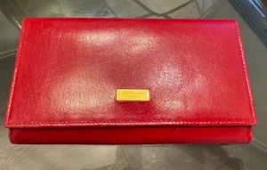 Cartera de cuero Lee Sands Borgoña Agua Búfalo - Imagen 1 de 4