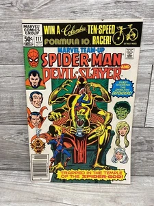 Marvel Team-Up #111 Spider-Man y Devil-Slayer 1981 Defensores Hulk Valkryie - Imagen 1 de 2