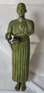 Vintage Charioteer Bronze statue of Delphi Ancient Greek God sculpture artifact - Picture 1 of 10