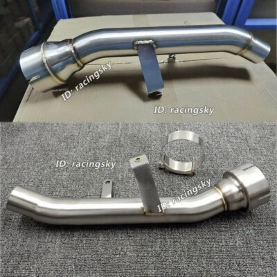 For Suzuki GSXS1000 2015-2024 Katana S1000 Mid Exhaust Link Pipe Stainless Steel - Image 1 of 4