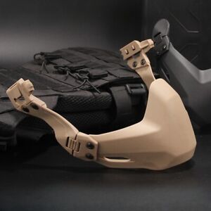 Half Face Mask Seal Mask Folding for Tactical Helmet B Version W/Hook Gear Nylon
