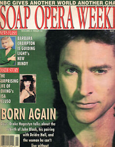 SOAP OPERA WEEKLY Magazine May 4 1993 Drake Hogestyn Lisa Peluso