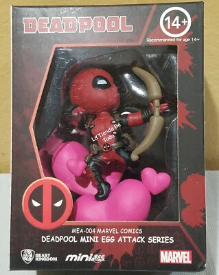 FIGURA SERIE DE ATAQUE DE HUEVO MINI HUEVO DEADPOOL CUPIDO  Foto 1 de 4