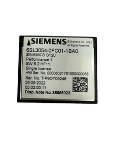 SINAMICS S120 CompactFlash 6SL3054-0FC01-1BA0 siemens - Picture 1 of 3