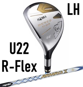 LEFT HANDED HONMA BERES U-06 HYBRID U22 R-FLEX ARMRQ X 52 2Star UTILITY w/HC LH - Picture 1 of 8