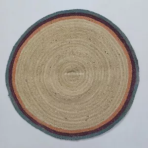 Alfombras redondas/alfombras de yute hechas a mano para sala de estar moderna alfombras de yute - Imagen 1 de 4