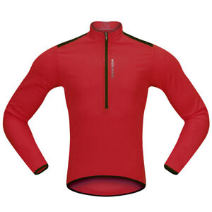 Men's Cycling Jersey MTB Bike Long Sleeve Cycle Jersey Bicycle Breathable Tops