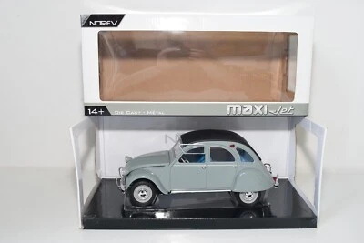 A62 1:18 NOREV 180011 CITROEN 2CV 2 CV GRIGIO MIB - Immagine 1 di 4