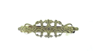 Golden Barrette Spring release Clip Hair Accessory - Picture 1 of 3
