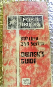Ford Trucks 1981 manual de guía del propietario de fábrica serie 100 a 350 envío gratuito - Imagen 1 de 4