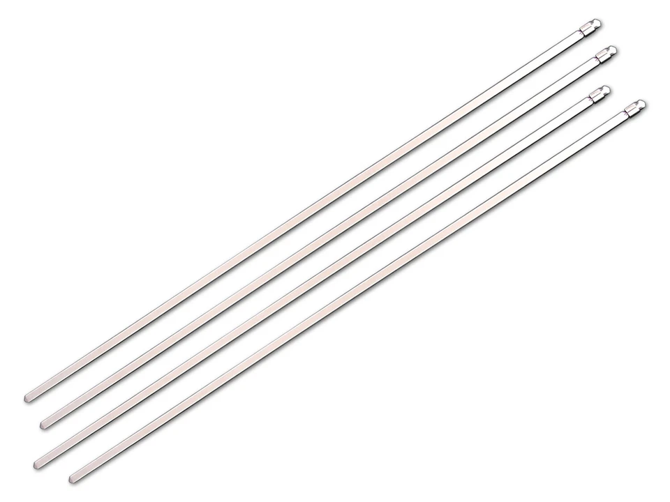 Envolturas de amarre autobloqueantes de acero inoxidable de 14 pulgadas para Harley Davidson Foto 1 de 1