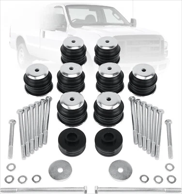 KF04058BK Body Cab Mount Bushings Kit for 1999-2007 Ford F250 F350 Super Duty - Image 1 of 4
