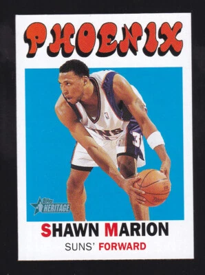 2000-01 Topps Heritage Shawn Marion #126 Phoenix Suns - Image 1 of 2
