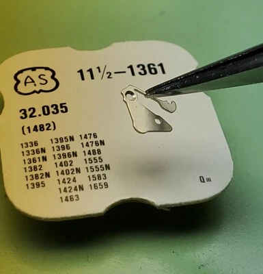 A.Schild 11 1/2 ligne caliber 1361N Setting Lever Jumper Part #445 for Blancpain - Image 1 of 3