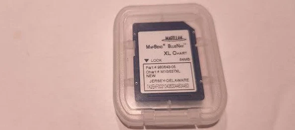 Magellan Mapsend BlueNav XL Chart - NJ  Delaware 980643-05 M1G637XL SD Card - Image 1 of 1
