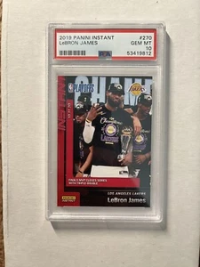 Lebron James 2019-20 Panini Instant NBA Playoffs #270 Finals MVP /3938 PSA 10 - Picture 1 of 1