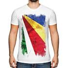 Seychelles Bandiera Grunge da Uomo T-Shirt Sesel Seychellois Maglia Regalo