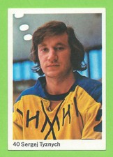 1974-75 Swedish Williams #40 Sergei Tyzhnykh Khimik Voskresensk