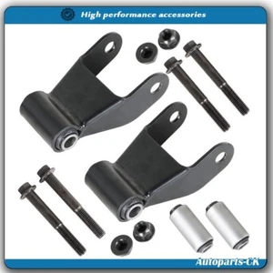 For 1975-2009 Ford Ranger Series Rear Leaf Spring Shackle Bracket Repair Kit 2Pc - Picture 1 of 7