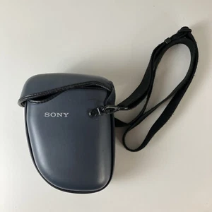 Sony LCM-F505 Camera Case Semi-Soft Carrying Bag Navy Blue - Picture 1 of 5