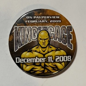 King Of The Cage PPV Pinback Button 2008 MMA - Picture 1 of 3