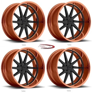 20" inch PRO WHEELS TURBINE BILLET RIMS BILLET NATION TEAM ASANTI DUB US MAGS - Picture 1 of 7