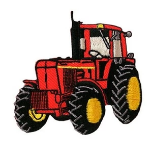 TRAKTOR Trecker - rot - Aufnäher Aufbügler Iron-On Patch Applikation OVP #9193 - Bild 1 von 1