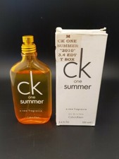 Calvin Klein CK ONE SUMMER 2010 3.4oz/100mL EDT Spray UNISEX IN DAMAGED BOX