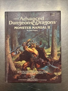 Advanced Dungeons & Dragons Monster Manual 2 II Gary Gygax TSR 1983 AD&D VG - Picture 1 of 7