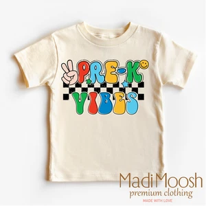 Pre-K Vibes Back To School Shirt - School Shirt - Picture 1 of 6