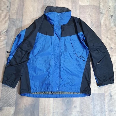 Vintage L.L. Bean Shell Windbreaker Mountain Jacket Womens Medium Blue - Image 1 of 4