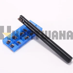 16 mm Wendeschneidfräser 2 Flöten Hartmetall Schaftfräser 10 Stück APKT1003PDTR - Bild 1 von 8