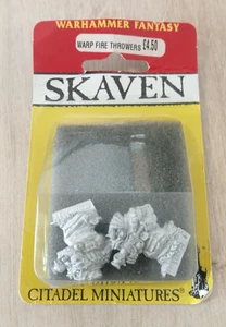 Skaven Clan Warp Fire Thrower Team 1992 Vintage Original Packaging 90's Fantasy - Picture 1 of 15