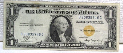 1935A United States $1 Gold Seal Silver Certificate Note - Image 1 of 2
