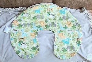 Boppy Nursing Pillow Cover Only Animals Jungle Trees Lions Zebras - Picture 1 of 9