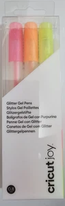 Cricut Joy Glitter Gel Pens 0.8 Set NEWzNeon Pink Orange Yellow - Picture 1 of 2