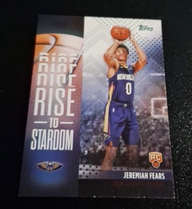 2025-26 Topps Basketball Rookie Rise to Stardom SP #RTS-7 Jeremiah Fears RC - Bild 1 von 2