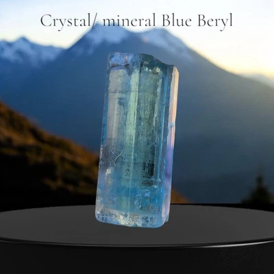 32,65 quilates azul natural verde aguamarina - berilo áspero Foto 1 de 4