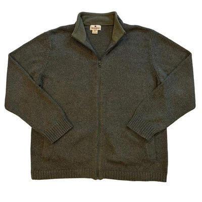 Cárdigan Woolrich Cremallera Completa Suéter Para Hombre Talla XL Verde Manga Larga Bolsillos Informal Foto 1 de 4