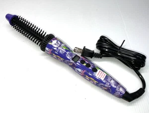 Calista Perfecter Pro Heated Round Brush PF002A Curling 1/2"~ Purple Iris Floral - Picture 1 of 1