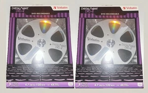 2 - Verbatim Digital Movie DVD-R, 4,7 GB 120 Min, 1X - 4X, (5er Pack) 9 DISC'S - Bild 1 von 1