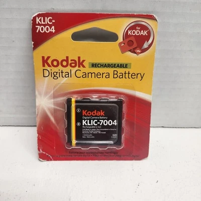 正品柯达 KLIC-7004 电池 3.6V. 1000 mAh NOS Mfg Date 09/2010 — 第 1/2 张图片
