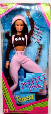 Идеальная розовая кукла Barbie Teresa 1997 No19668 запечатанная никогда не доставалась из коробки винтажная - Изображение 1 из 4