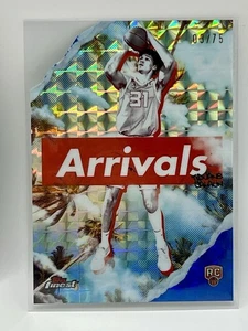 TIDJANE SALAUN 2024-25 TOPPS FINEST BLUE ARRIVALS GEOMETRIC #/75 RC #7 - Picture 1 of 2