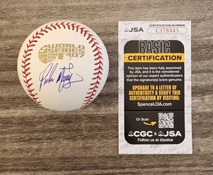 Pedro Martinez Signed 07 World Series ROMLB Baseball Ball MLB Red Sox LEGEND JSA - Picture 1 of 3