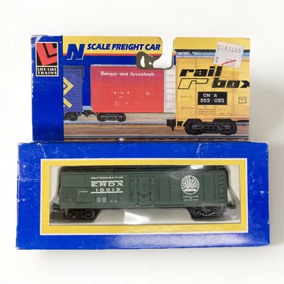 Life-Like 7303 Eastern States Feed 50' Plug Door Reefer Car ERDX 10019 N Scale - Image 1 of 4