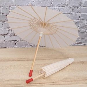 2 Pcs Children Dance Umbrella Paper Chinese Bride Umbrellas for Sun - Picture 1 of 12
