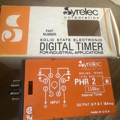 SYRELEC PHR2B V9 110V RELAY - Image 1 of 4