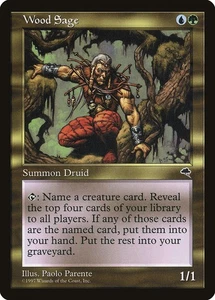 1x Wood Sage - LP - See Pic for Set - SPARROW MAGIC mtg - Picture 1 of 1