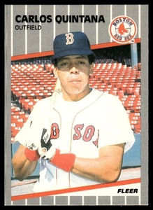 1989 Fleer #95 Carlos Quintana - Picture 1 of 2